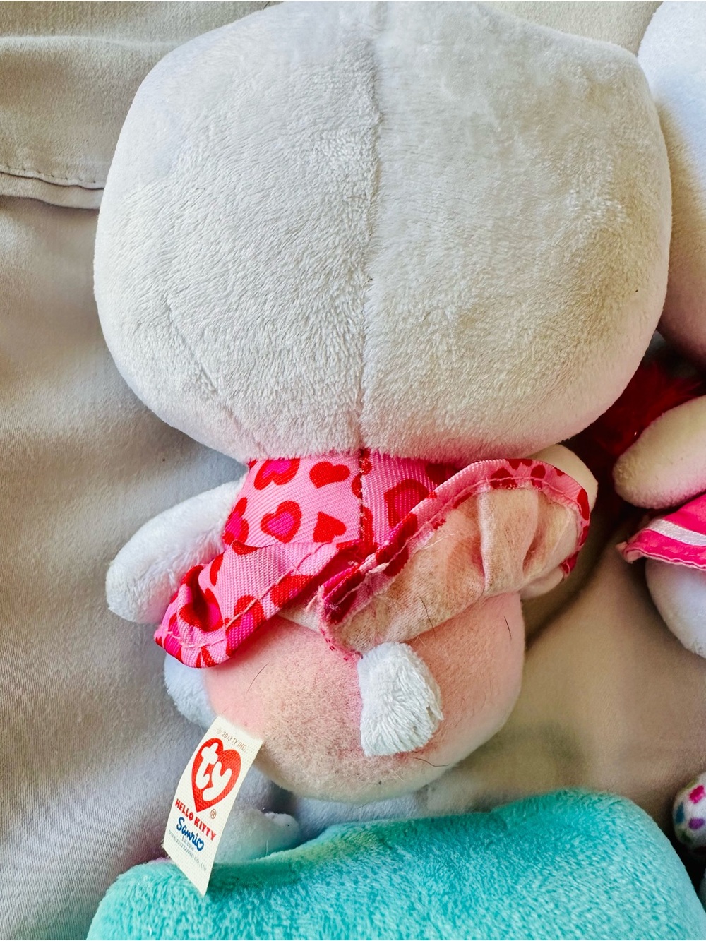 Rare Y2K Vintage Hello Kitty Plush Toy Lot of 7 Sanrio  & TY - Picture 3 of 16